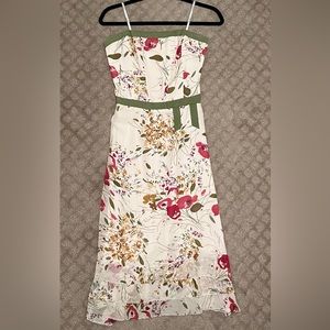 Nicole Miller strapless midi dress
